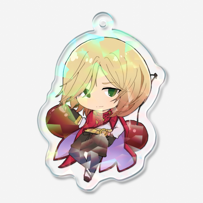 ホログラムアクリルキーホルダー - 50 × 50mm