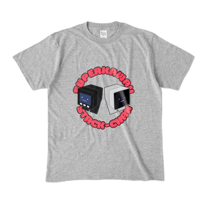 カラーTシャツ - M - 杢グレー (濃色)