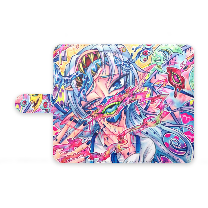 手帳型Androidケース - M - ストラップ穴 あり