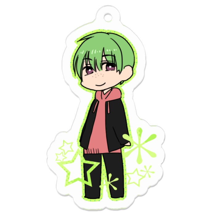 アクリルキーホルダー - 50 x 50 (mm)