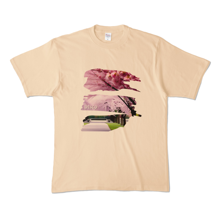 カラーTシャツ - XL - ナチュラル (淡色)