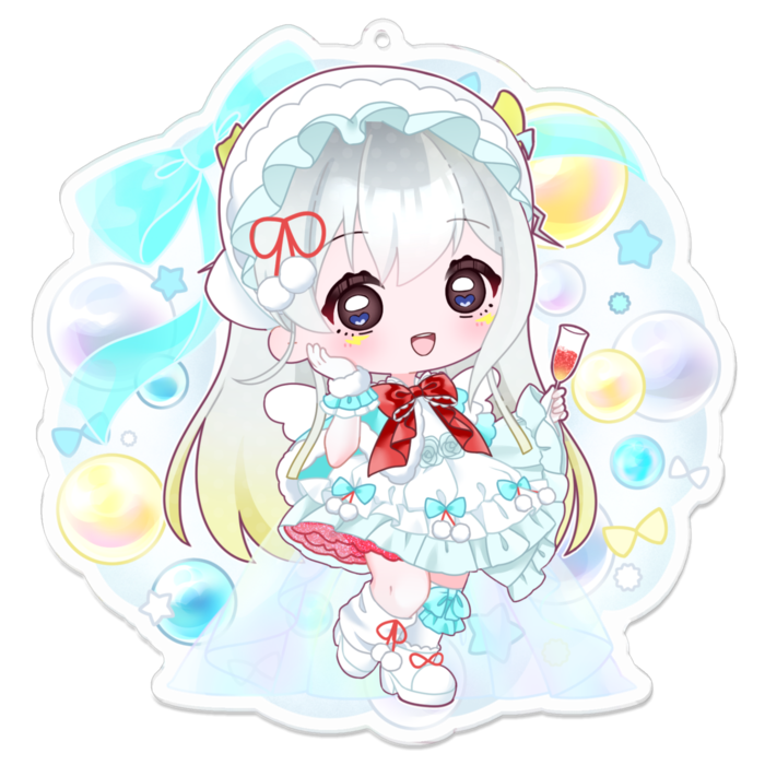 身長100mmくらいのゆきんこロリィタメメちゃん