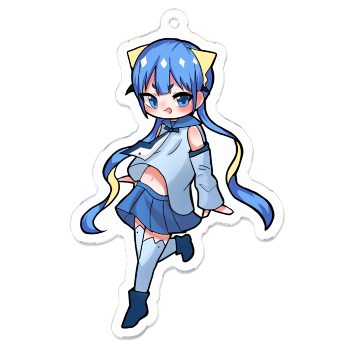 アクリルキーホルダー - 70 x 70 (mm)