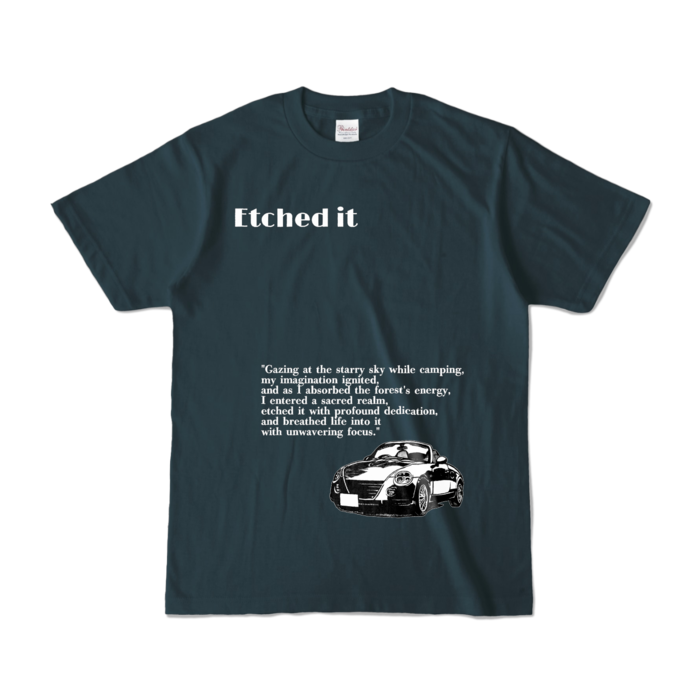 カラーTシャツ - S - デニム (濃色)