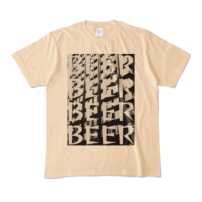 カラーTシャツ - M - ナチュラル (淡色)