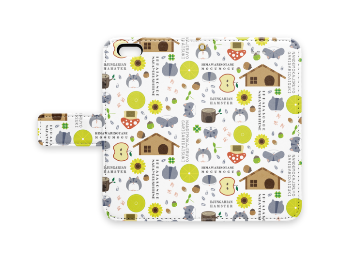 手帳型iPhoneケース - iPhone 6 / 6s - ストラップ穴 あり