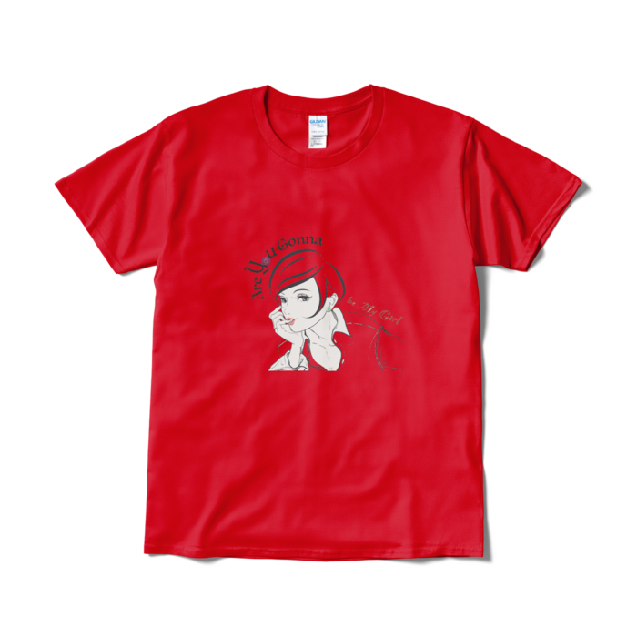 Tシャツ(短納期) - L - レッド