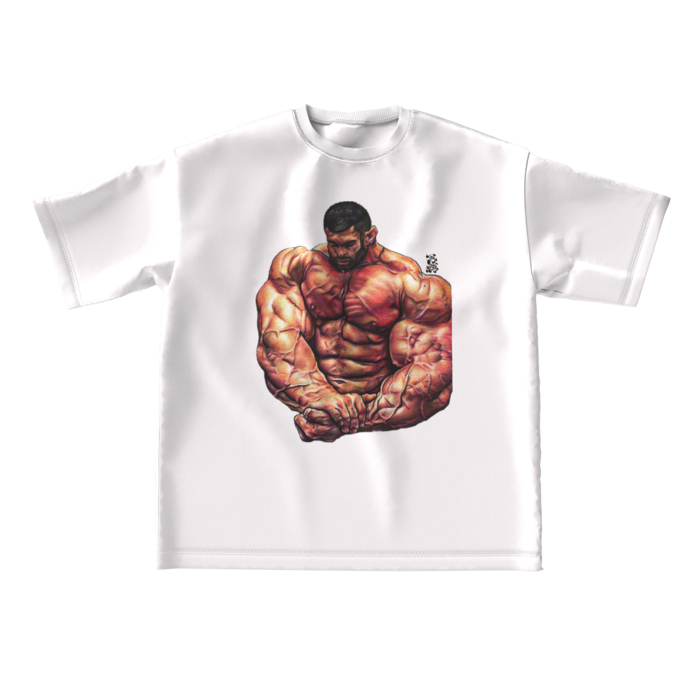 ビッグシルエットTシャツ - L - 両面