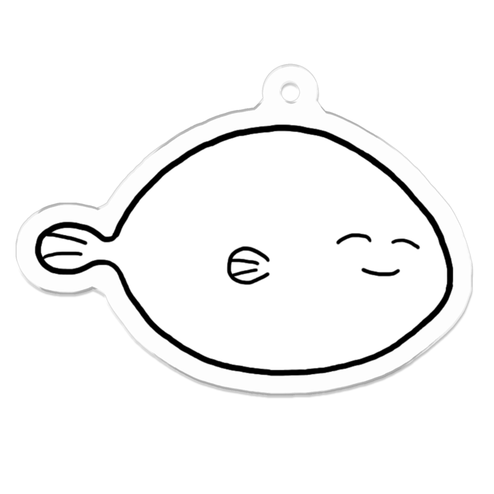 アクリルキーホルダー - 50 x 50 (mm)