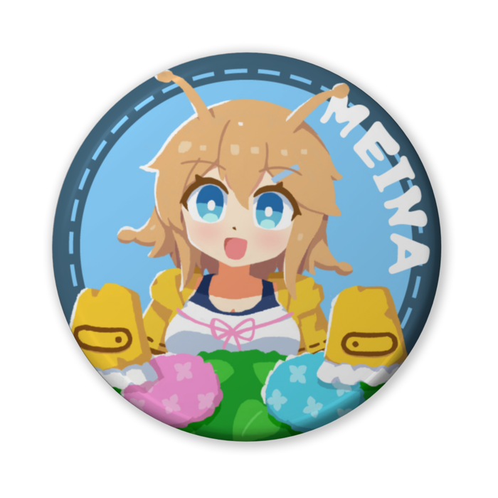ひょっこり♪キャラ缶バッチ（メイナ）