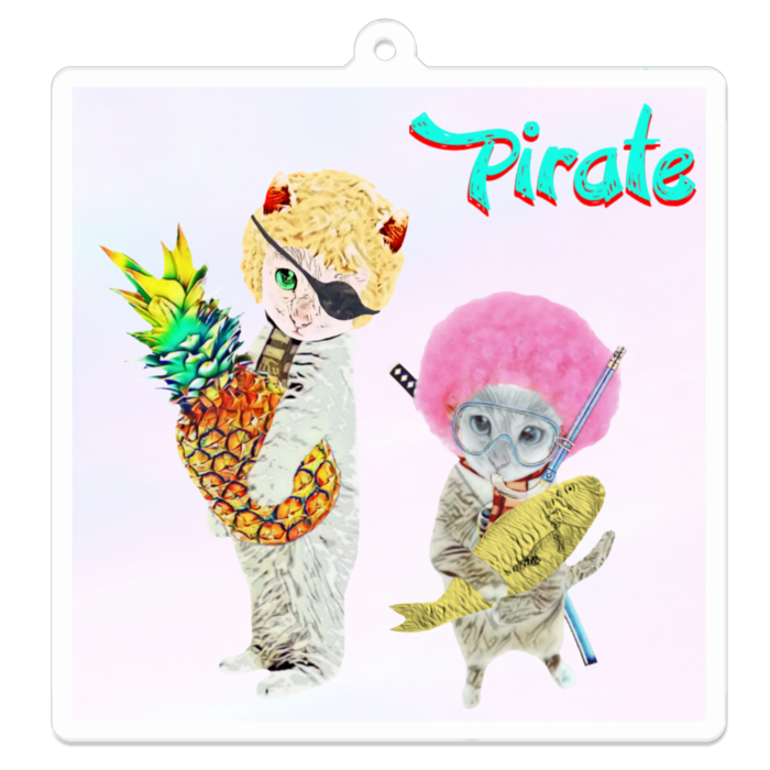 アクリルキーホルダー - 70 x 70 (mm)