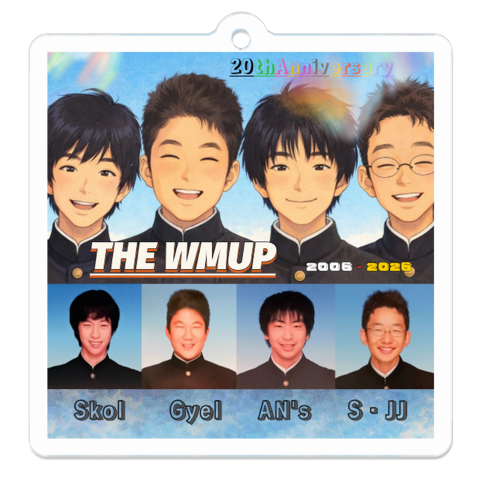 アクリルキーホルダー - W50 × 50mm 以内