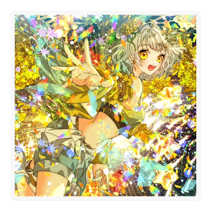 ステッカー - 100 x 100 (mm)