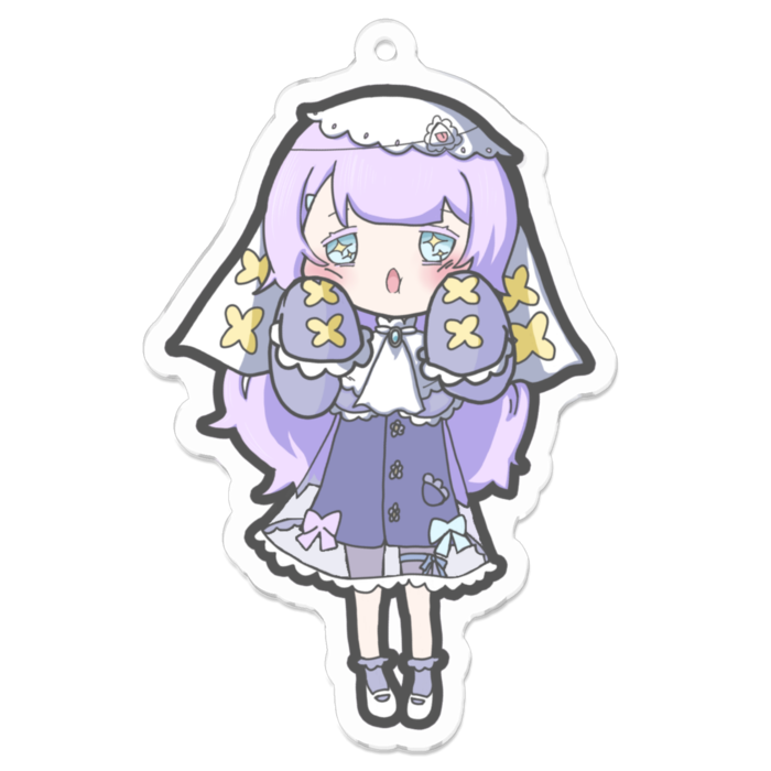 アクリルキーホルダー - 70 x 70 (mm)