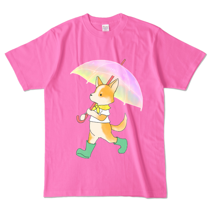 カラーTシャツ - L - ピンク (濃色)