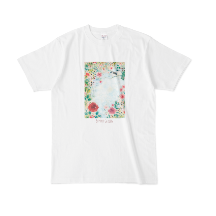 Tシャツ - L - 白 - サニーガーデン