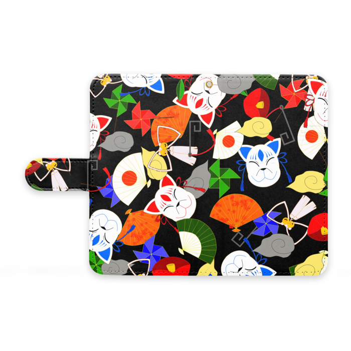 手帳型Androidケース - M - ストラップ穴 あり