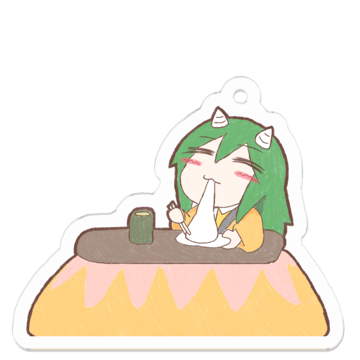 アクリルキーホルダー（コーティング） - 50 x 50 (mm)