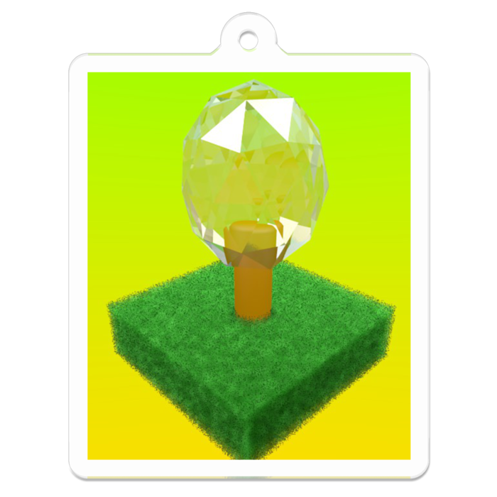 アクリルキーホルダー - 50 x 50 (mm)