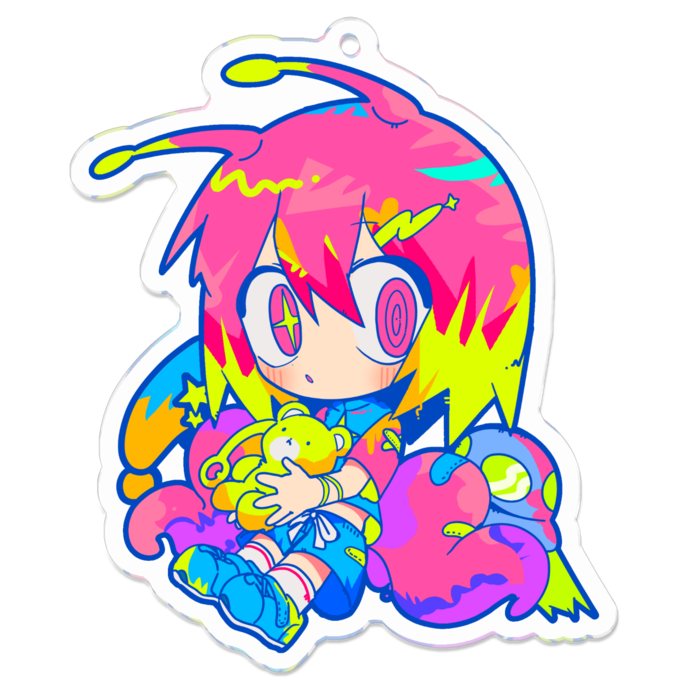 アクリルキーホルダー - 70 x 70 (mm)