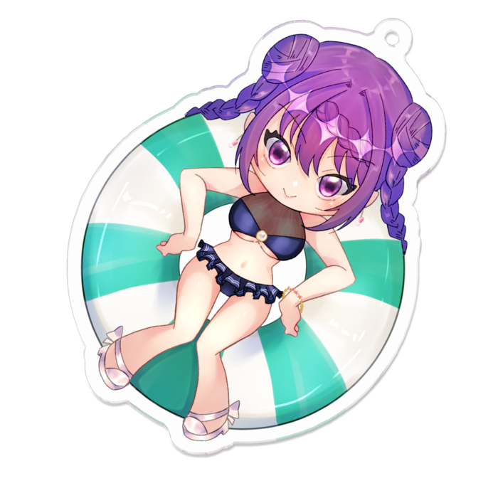 アクリルキーホルダー - 70 x 70 (mm)