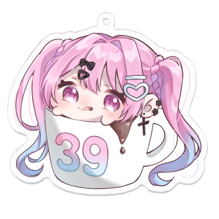 アクリルキーホルダー - 70 x 70 (mm)