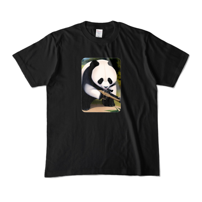 カラーTシャツ - M - ブラック (文字無し)