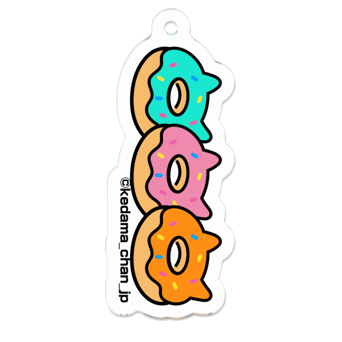アクリルキーホルダー - 50 x 50 (mm)