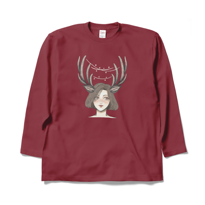 ロングスリーブTシャツ - XL - バーガンディ