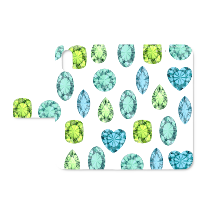 手帳型iPhoneケース - iPhone XS / X - ストラップ穴 なし