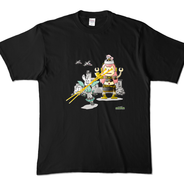 カラーTシャツ - XL - ブラック （濃色）