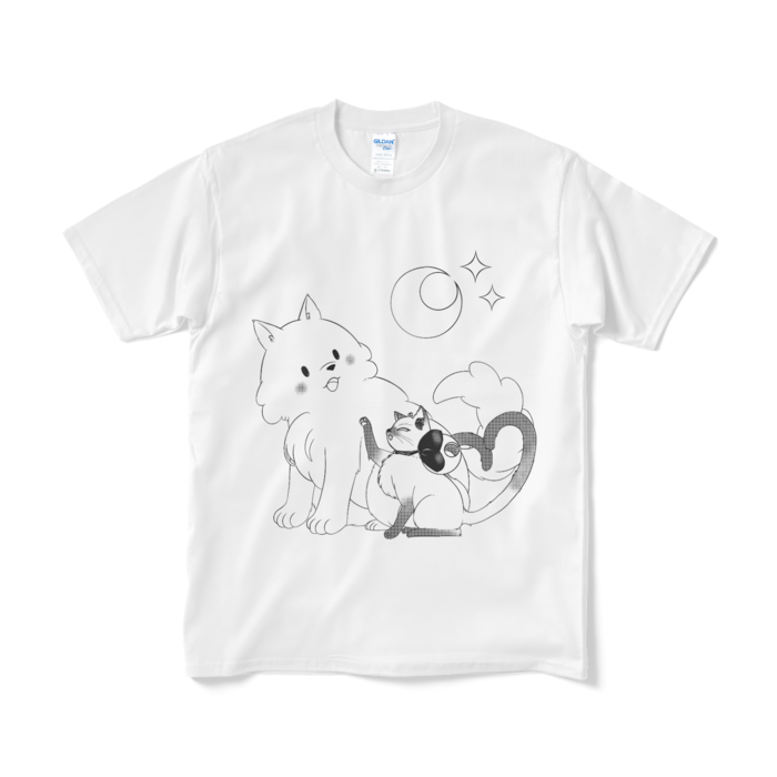 月美Tシャツ - M - ホワイト