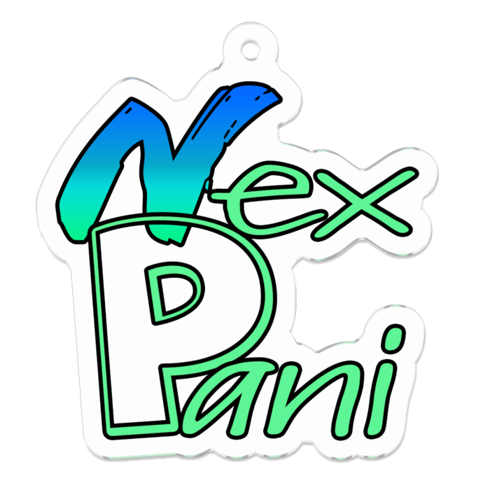 NexPaniロゴ アクリルキーホルダー - 50 x 50 (mm)