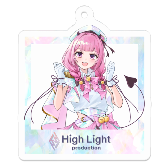 アクリルキーホルダー - 50 x 50 (mm)