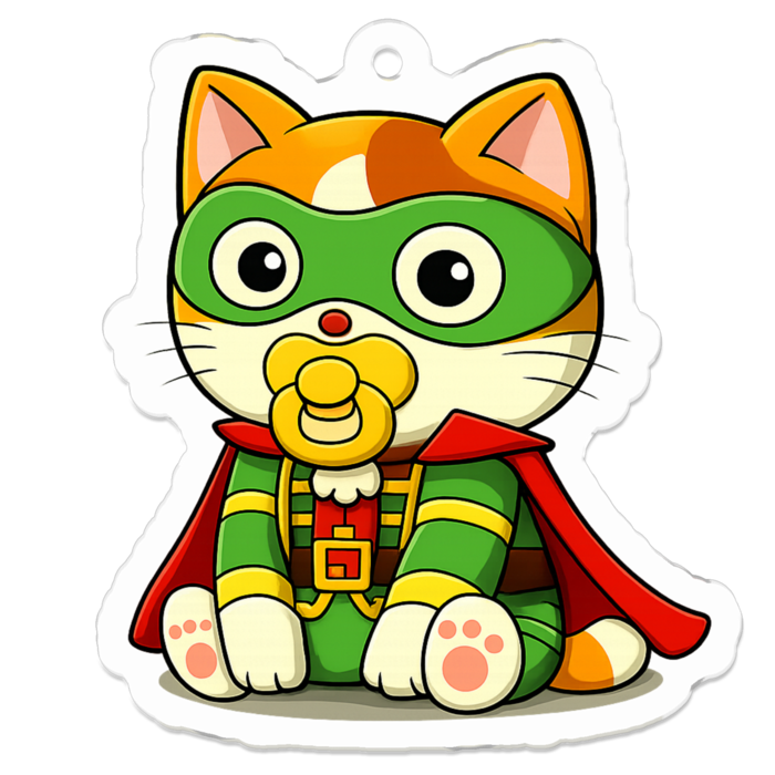 アクリルキーホルダー - 50 x 50 (mm)