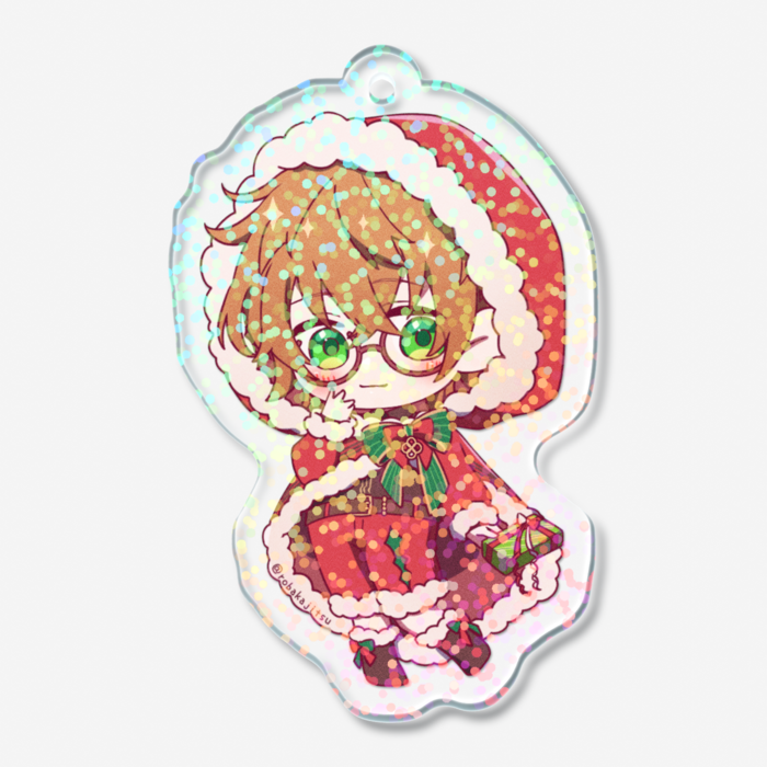 ホログラムアクリルキーホルダー - 50 × 50mm