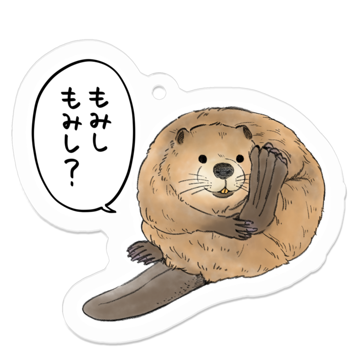 アクリルキーホルダー - 50 x 50 (mm)