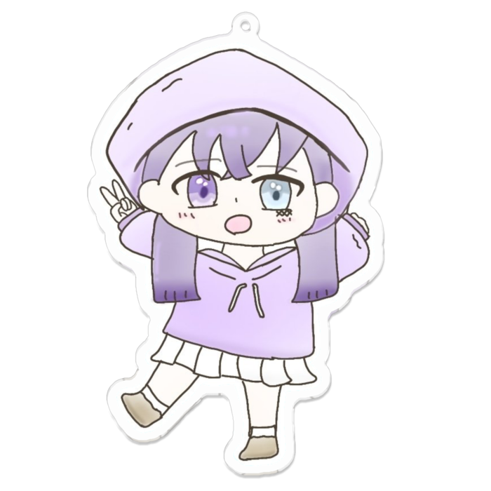 アクリルキーホルダー - 100 x 100 (mm)