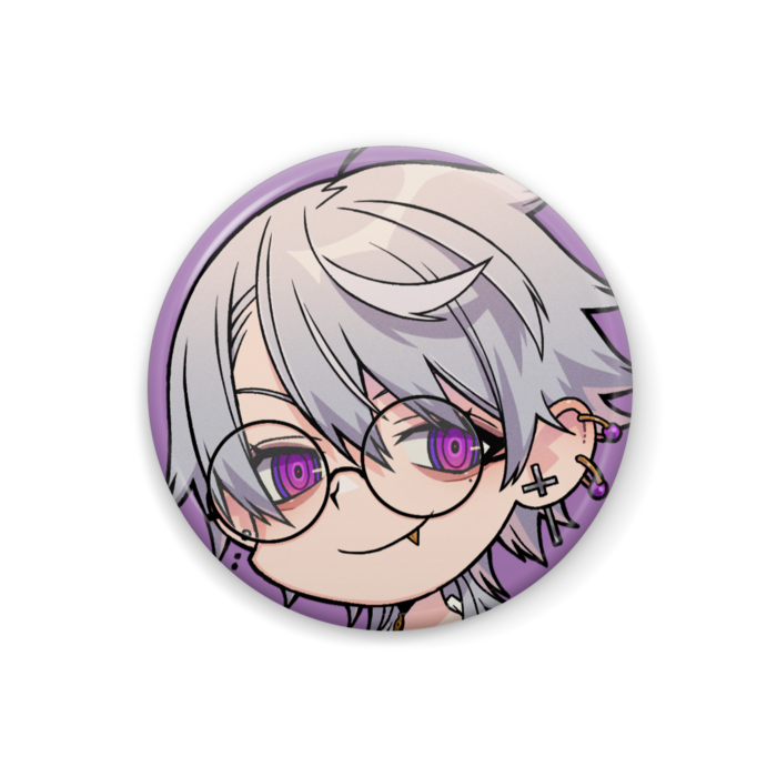 フフンと缶バッジ