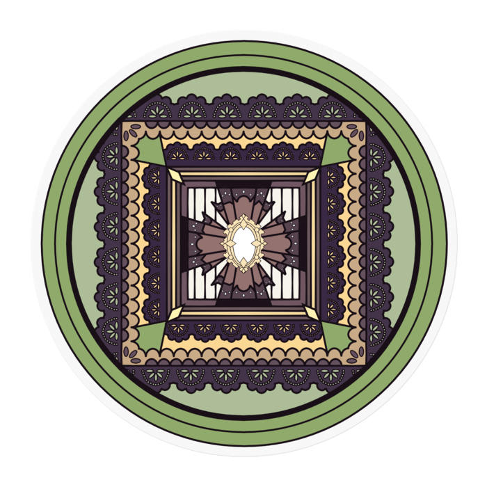 ステッカー - 100 x 100 (mm)