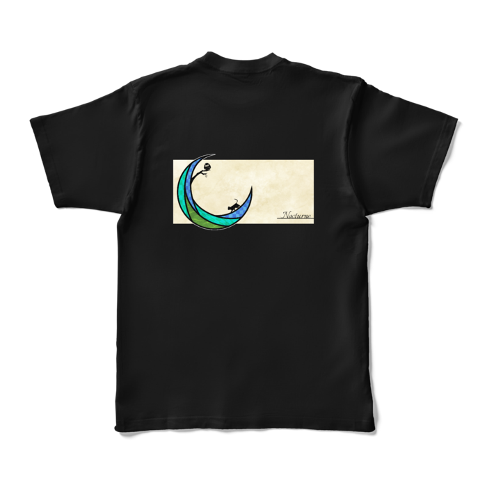 カラーTシャツ - XL - ブラック (濃色)