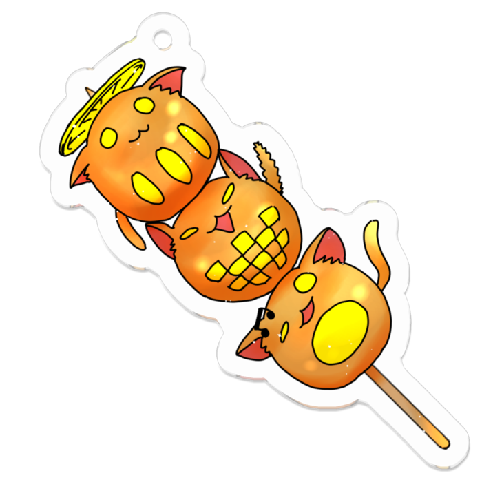 アクリルキーホルダー - 50 x 50 (mm)