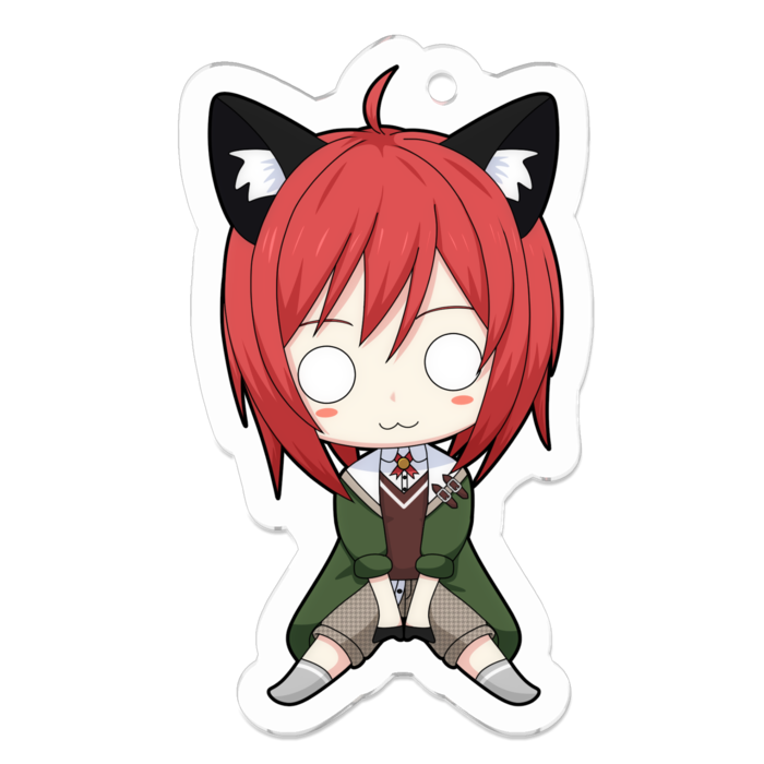 アクリルキーホルダー（コーティング） - 50 x 50 (mm)