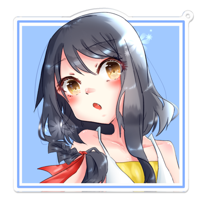 アクリルキーホルダー - 100 x 100 (mm)