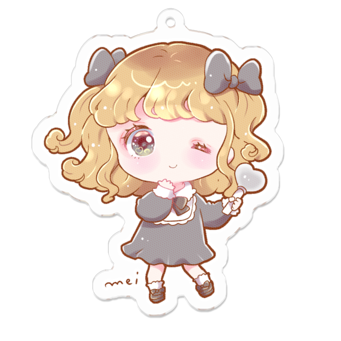 アクリルキーホルダー - 70 x 70 (mm)