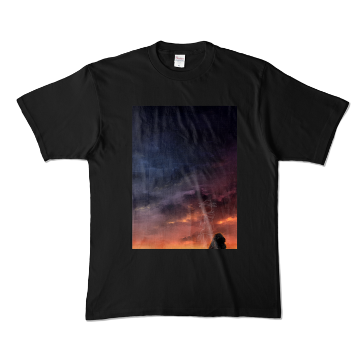 カラーTシャツ - XL - ブラック (濃色)