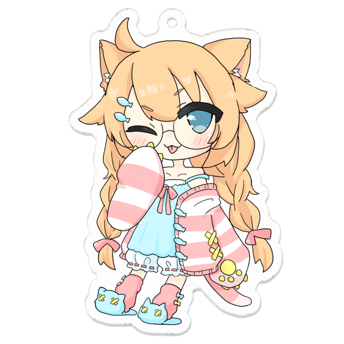 アクリルキーホルダー - 70 x 70 (mm)