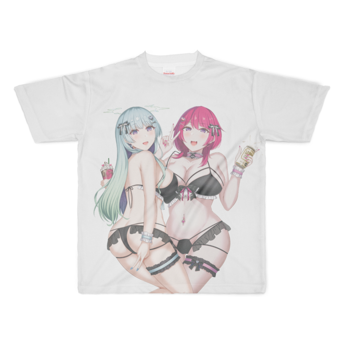 フルグラフィックTシャツ - XL - 正面印刷のみ