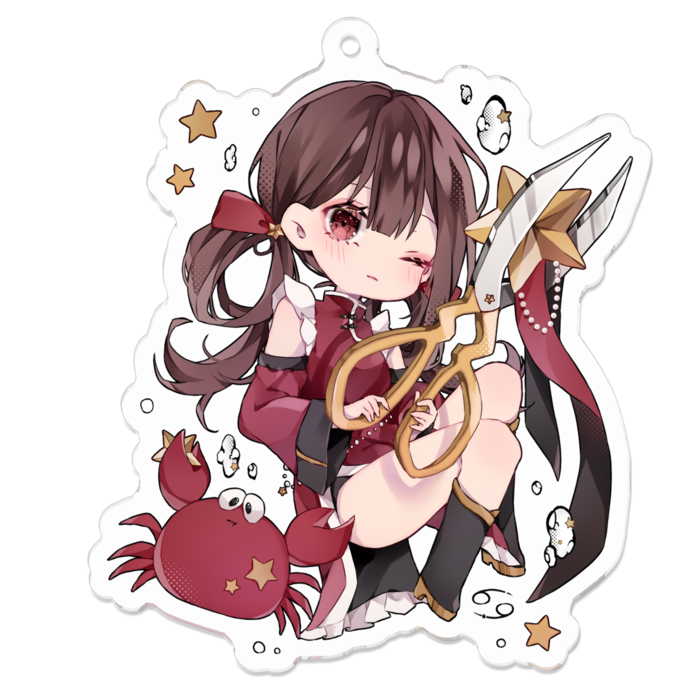 アクリルキーホルダー - 70 x 70 (mm)