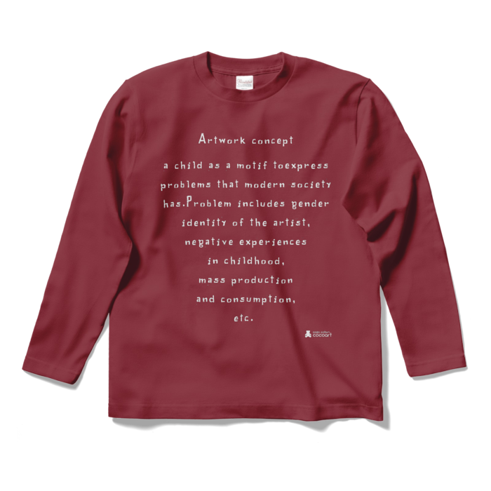 ロングスリーブTシャツ - S - バーガンディ